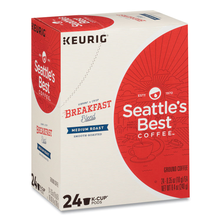 Seattle's Best Breakfast Blend Coffee K-Cups, 24/Box, 4/Carton (SEA12407882CT)