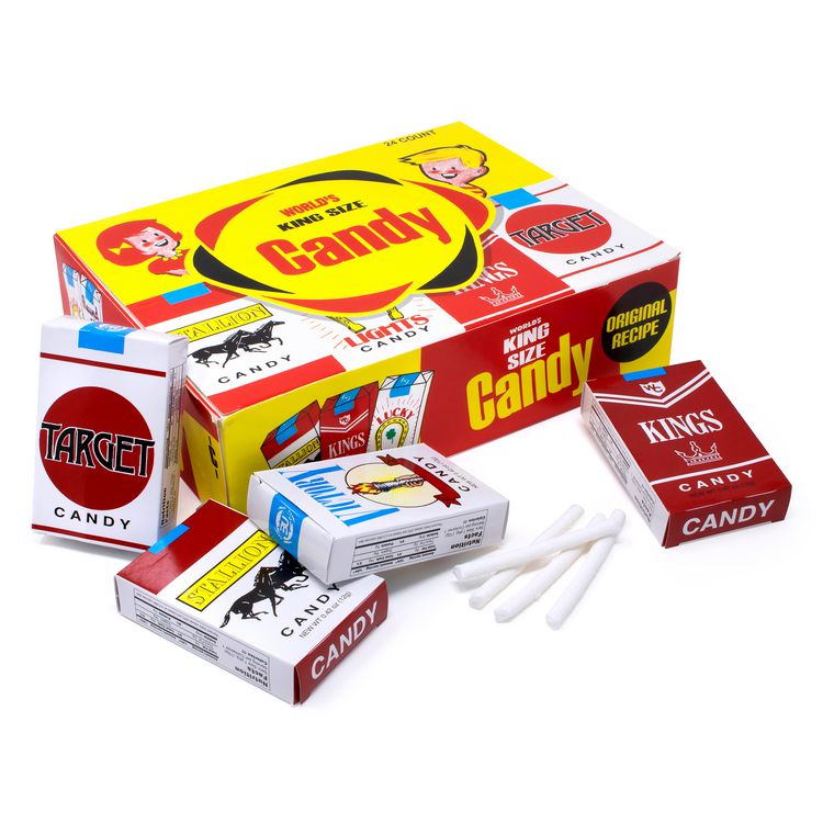 World Confections Candy Cigarettes, 24/Box, 3 Boxes/Carton (GRR60004064)