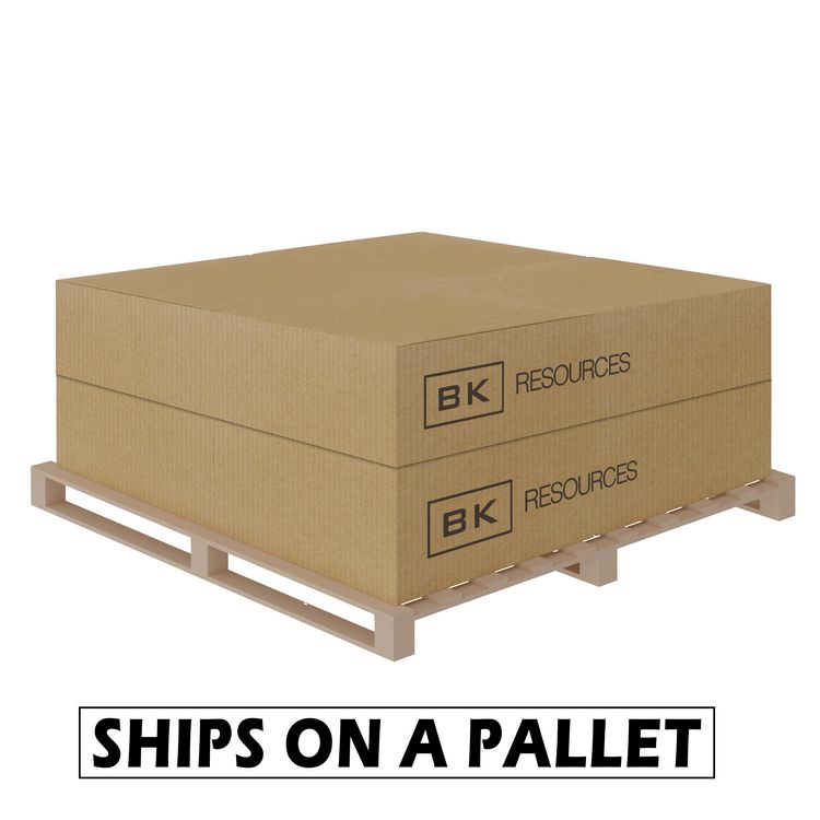 BK Resources Stainless Steel Flat Top Work Tables, 60w x 30d x 36h, Silver, 2/Pallet (BKE2VT6030)