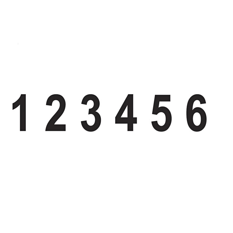 Trodat Rubber Numberer, Conventional, Type Size 2, Eight Bands (USSRN028)