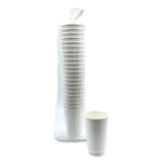 Boardwalk Paper Hot Cups, Double-Walled, 16 oz, White, 25Pack (BWKDW16HCUPPK)