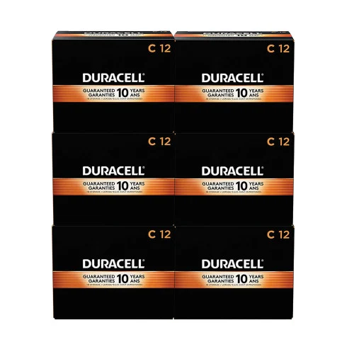 Duracell CopperTop Alkaline C Batteries, 12Box (DURMN140012)