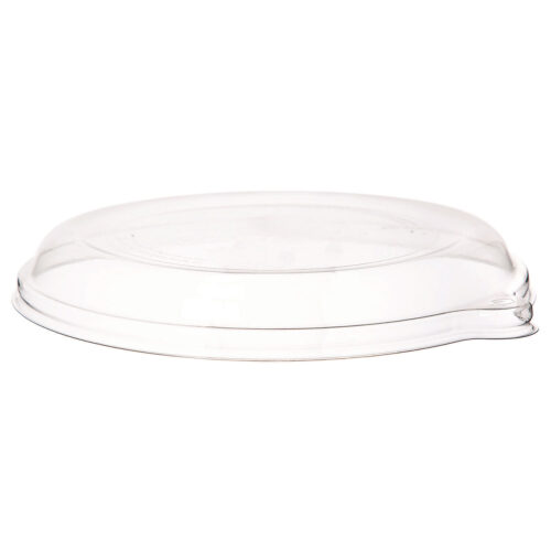 Eco-Products WorldView RPET Lids, Fits 9 Round Shallow Bowls, Clear, 300Carton (ECOEPSCR9LID)