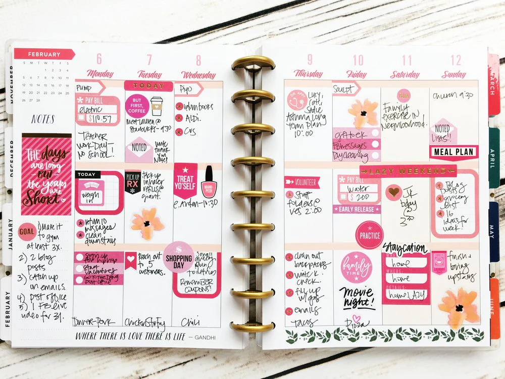 What is the Classic Happy Planner Size?