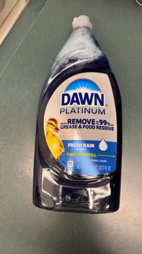 Dawn Platinum Liquid Dish Detergent, Refreshing Rain Scent, 32.7 oz Bottle, 8/Carton (PGC01135) photo review