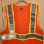 ergodyne GloWear 8246Z Class 2 Two-Tone Mesh Reflective Binding Zipper Vest, Polyester, Small/Medium, Lime (EGO24143) photo review