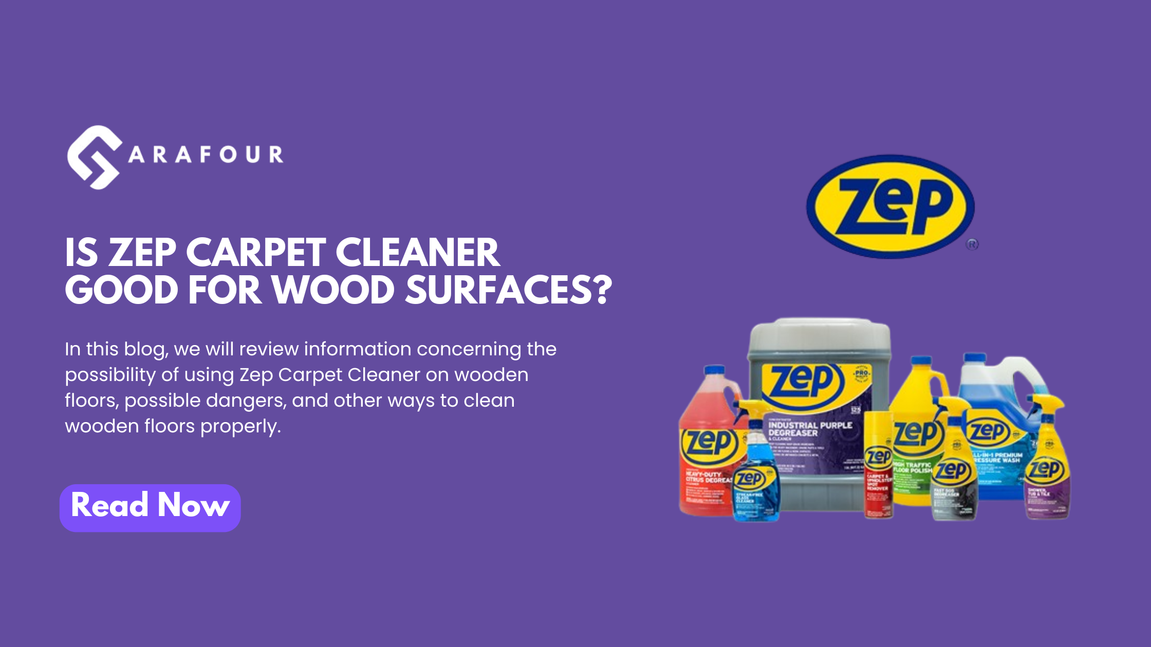 Is Zep Carpet Cleaner Good for Wood Surfaces?