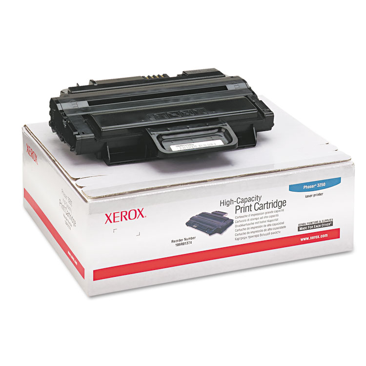 Xerox 106R01374 High-Yield Toner, 5,000 Page-Yield, Black (XER106R01374)