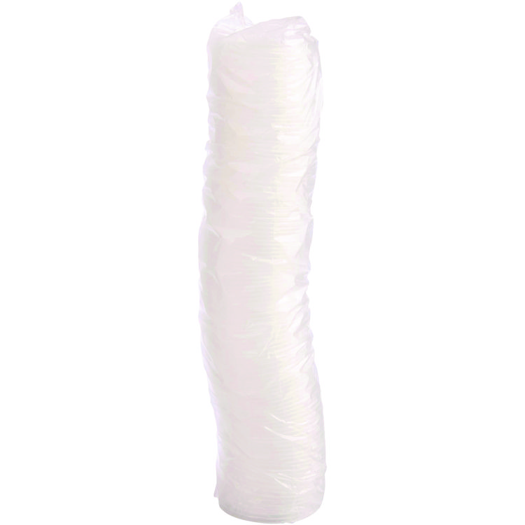 Dart Plastic Lids, Fits 4 oz Cups, Vented, Translucent, 100/Pack, 10 Packs/Carton (DCC4JL)