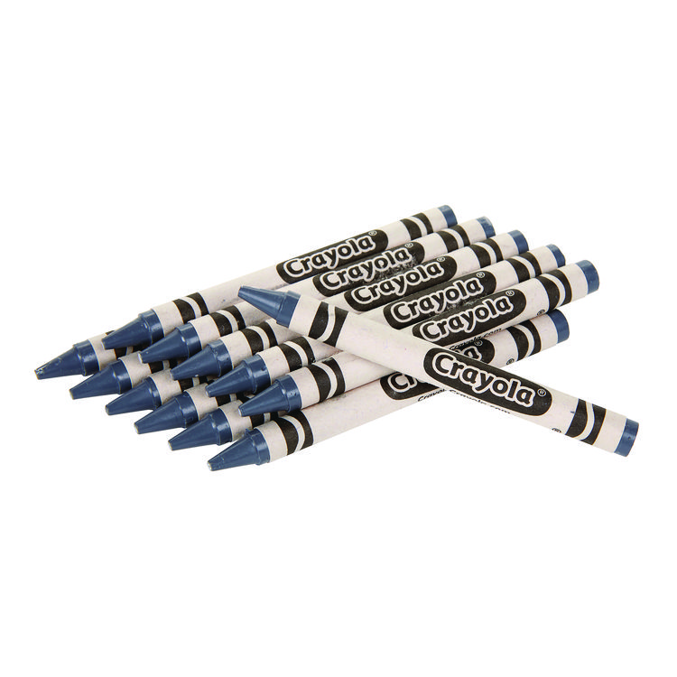 Crayola Bulkl Crayons, Gray, 12/Box (CYO520836052)