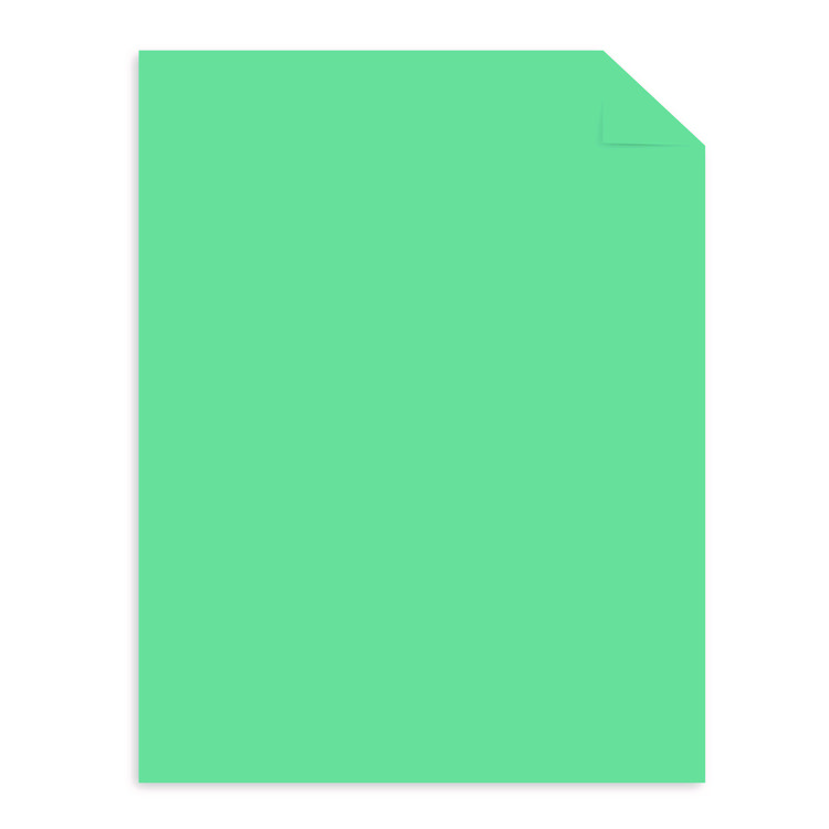 Astrobrights Color Cardstock -"Punchy Pastels" Assortment, 65 lb Cover Weight, 8.5 x 11, Breezy Blue, 100/Pack (WAU91784)