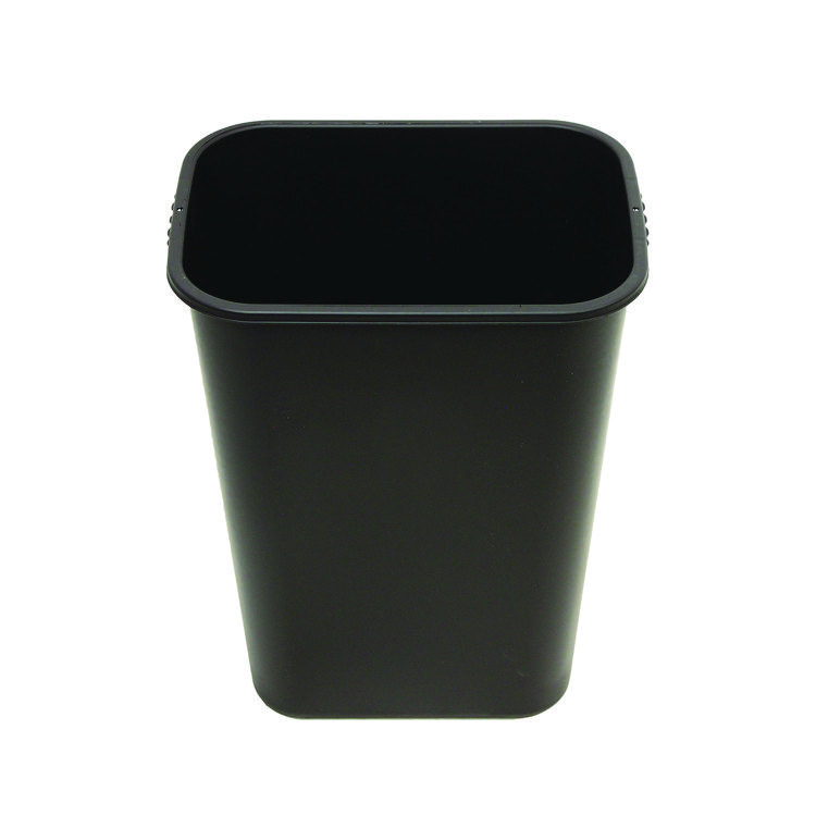 Impact Soft-Sided Wastebasket, 41 qt, Polyethylene, Black (IMP77035)
