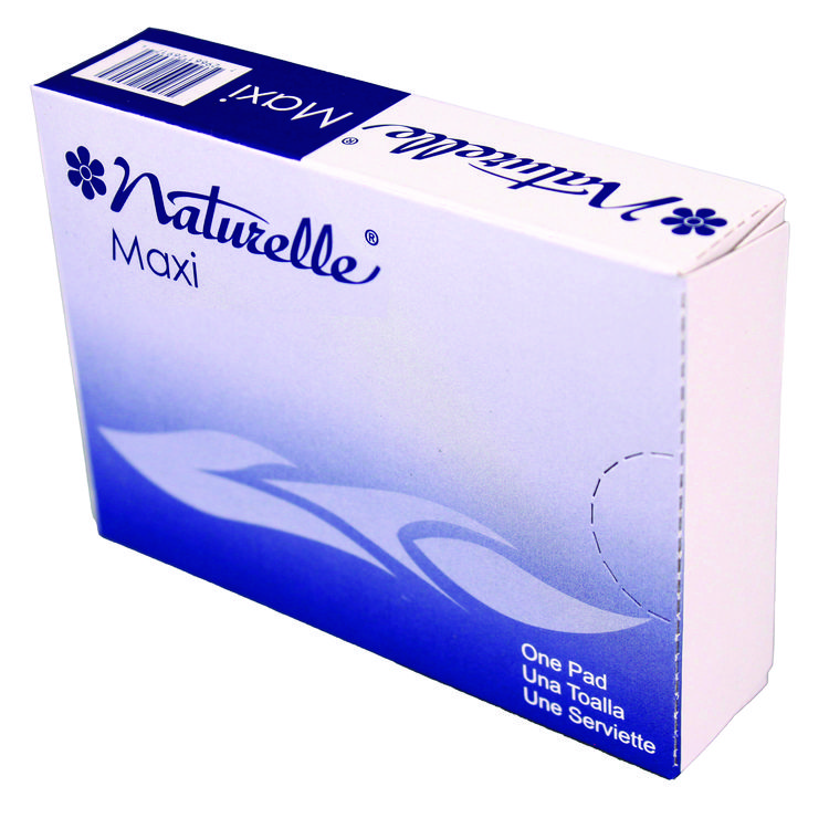 Impact Naturelle Maxi Pads, #4 For Vending Machines, 250 Individually Wrapped/Carton (IMP25130973)