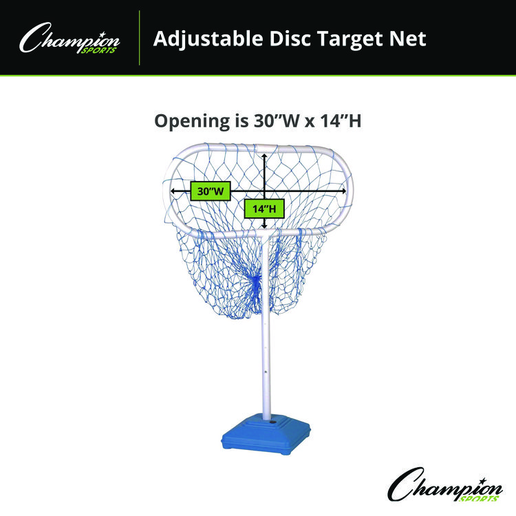 Champion Sports Disc Target Game Net, 30" x 12" x 24" to 36" h (CSIFSGAME)