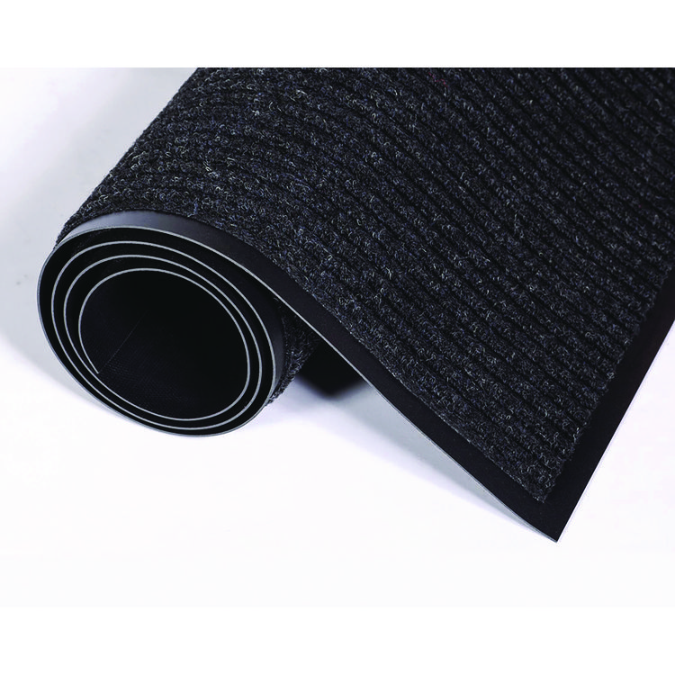 Crown Needle-Rib Wiper/Scraper Mat, Polypropylene, 36 x 48, Charcoal (CWNNR0034CH)