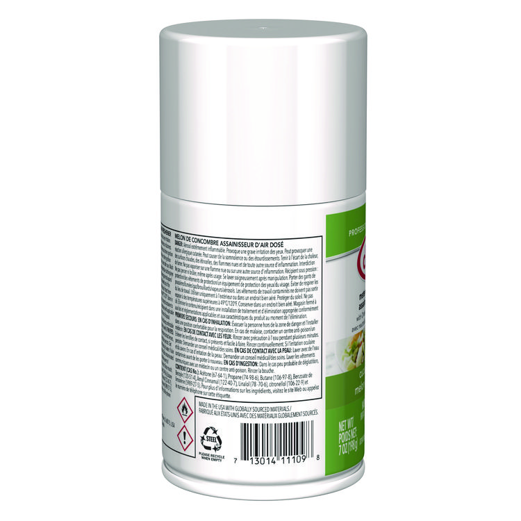 Claire Metered Air Freshener, Cucumber Melon Scent, 7 oz Aerosol Spray, 12/Carton (CGC109)