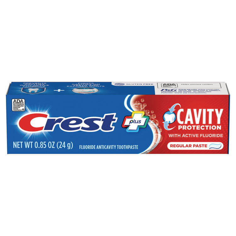 Crest Cavity Protection Toothpaste, Personal Size, 0.85 oz Tube, 240/Carton (PGC09596)