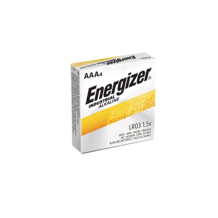 Energizer Industrial Alkaline AAA Batteries, 1.5 V, 24/Box (EVEEN92)