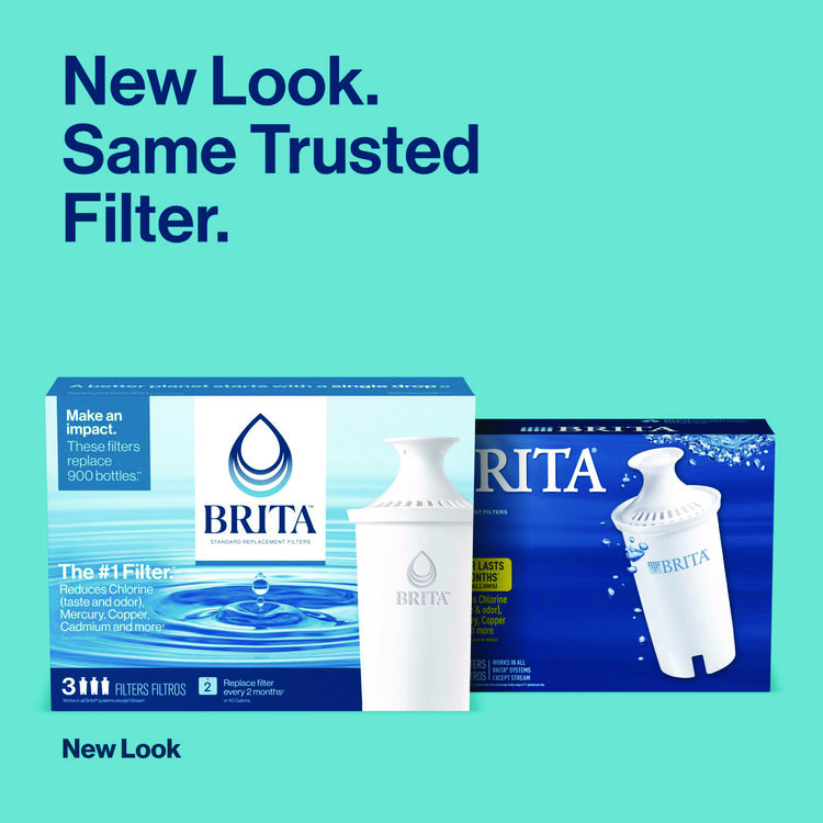 Brita Replacement Water Filter for Pitchers, 3/Pack (CLO35503)