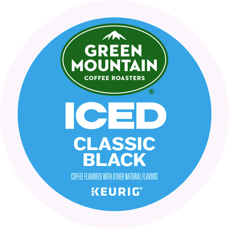 Classic Classic Black Brew Over Ice Coffee K-Cups, 24/Box (GMT9027)