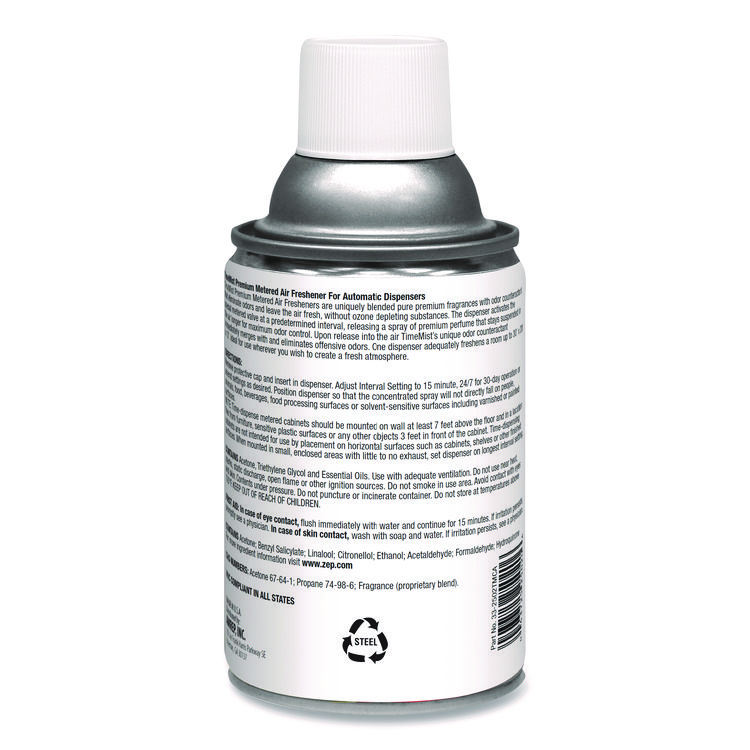 TimeMist Premium Metered Air Freshener Refill, Clean N Fresh, 7.1 oz Aerosol Spray (TMS1042771EA)