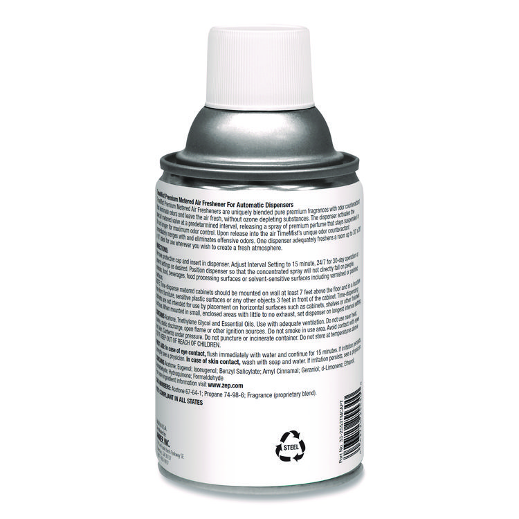 TimeMist Premium Metered Air Freshener Refill, Spring Flowers, 6.6 oz Aerosol Spray (TMS1042712EA)