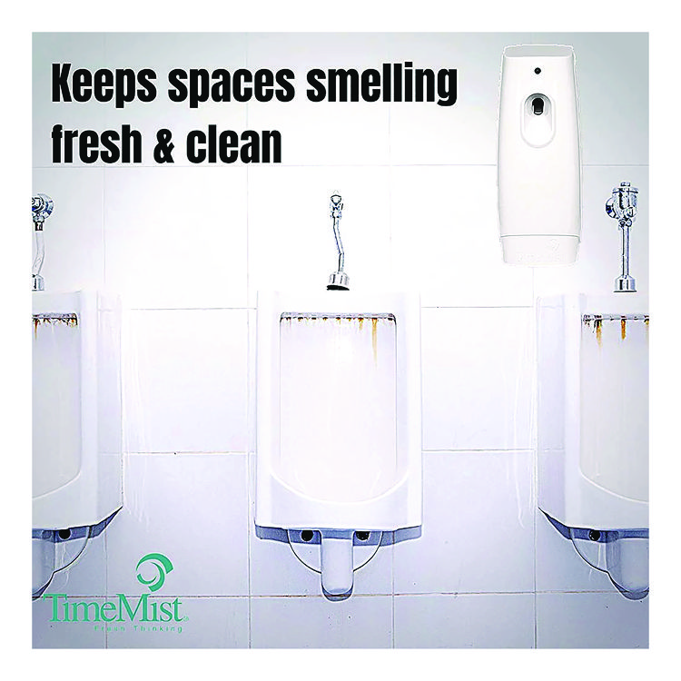 TimeMist Classic Metered Aerosol Fragrance Dispenser, 3.75" x 3.25" x 9.5", White (TMS1047717)