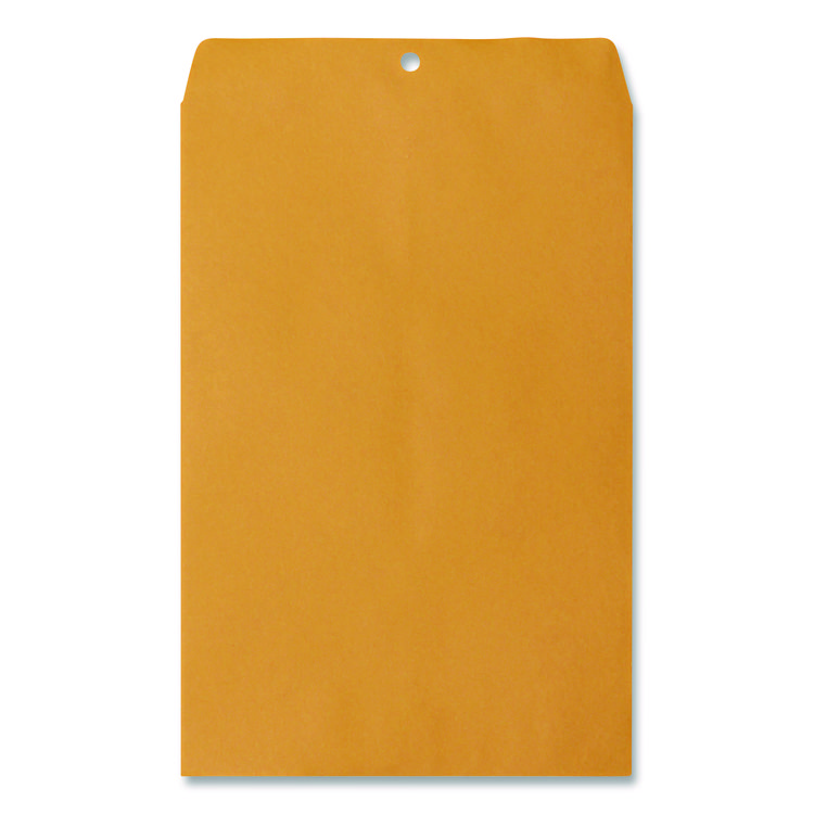 Universal Kraft Clasp Envelope, #98, Square Flap, Clasp/Gummed Closure, 10 x 15, Brown Kraft, 100/Box (UNV35268)