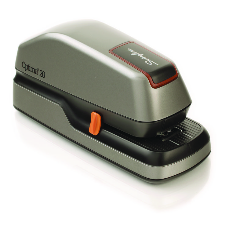 Swingline Optima 20 Electric Stapler, 20-Sheet Capacity, Silver (SWI48208)