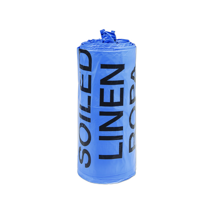 Inteplast Group Institutional Low-Density Can Liners, Soiled Linen, 30 gal, 1 mil, 30" x 43", Blue, 200/Carton (IBSBR3043XHVB)