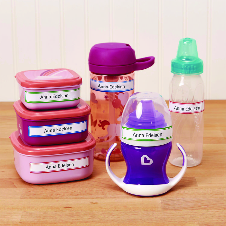 Avery Avery Kids Handwritten Identification Labels, 3.5 x 0.63, Assorted Border Colors, 7 Labels/Sheet, 5 Sheets/Pack (AVE41440)