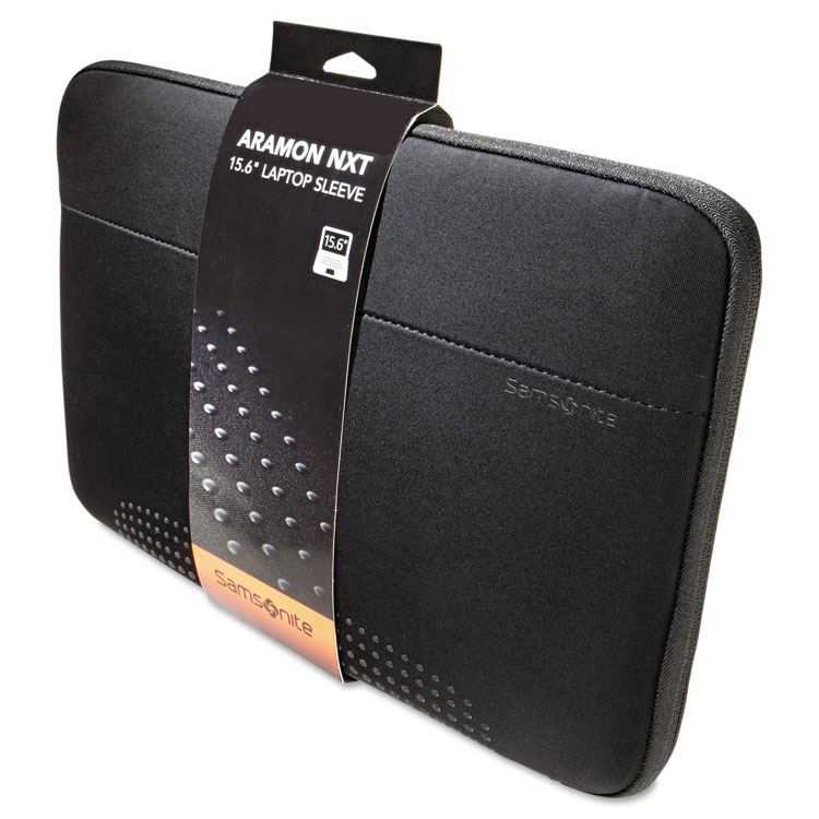 Samsonite Aramon Laptop Sleeve, Fits Devices Up to 15.6", Neoprene, 15.75 x 1 x 10.5, Black (SML433211041)