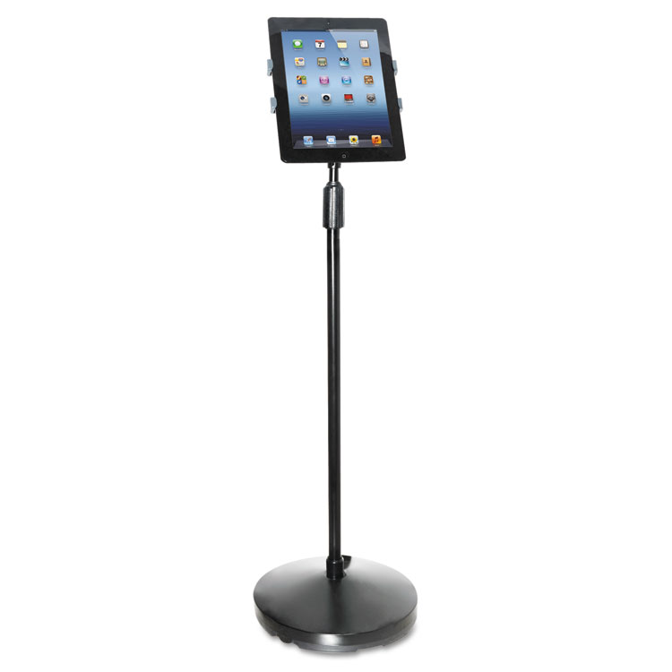 Kantek Floor Stand for iPad and Other Tablets, Black (KTKTS890)