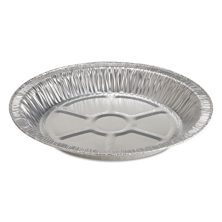 Aluminum Pie Pan, 24 oz, 9" Diameter x 1.06"h, 200/Carton (HFA30430)