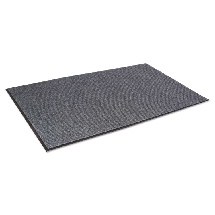 Crown Needle Rib Wipe and Scrape Mat, Polypropylene, 48 x 72, Gray (CWNNR0046GY)