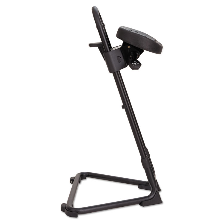 Alera Alera SS Series Sit/Stand Adjustable Stool, Supports Up to 300 lb, Black (ALESS600)