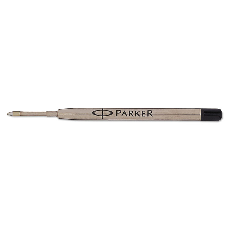 Parker Refill for Parker Ballpoint Pens, Medium Conical Tip, Black Ink (PAR1950369)