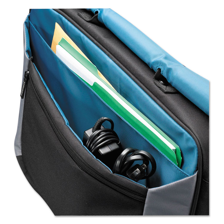 Case Logic Laptop Messenger, Fits Devices Up to 17", Dobby Nylon, 3.37 x 17.75 x 13.75, Black (CLG3201140)