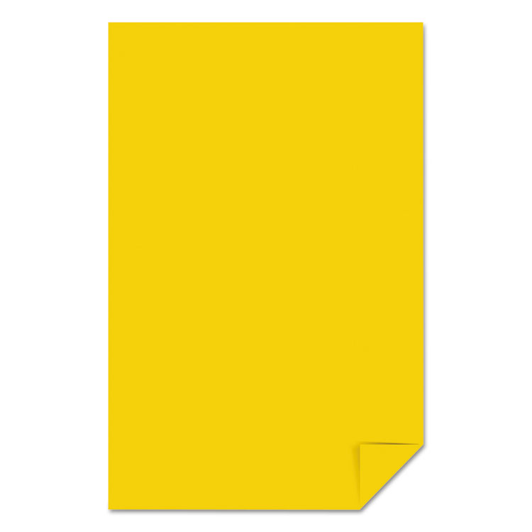 Astrobrights Color Paper, 24 lb Bond Weight, 11 x 17, Solar Yellow, 500/Ream (WAU22533)
