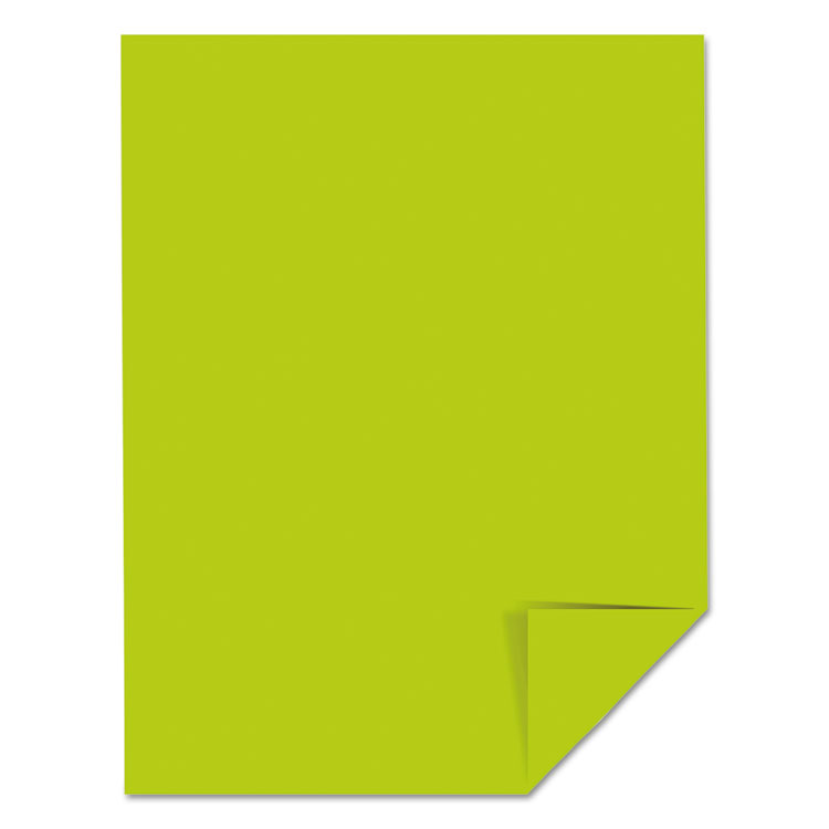 Astrobrights Color Cardstock, 65 lb Cover Weight, 8.5 x 11, Terra Green, 250/Pack (WAU22781)