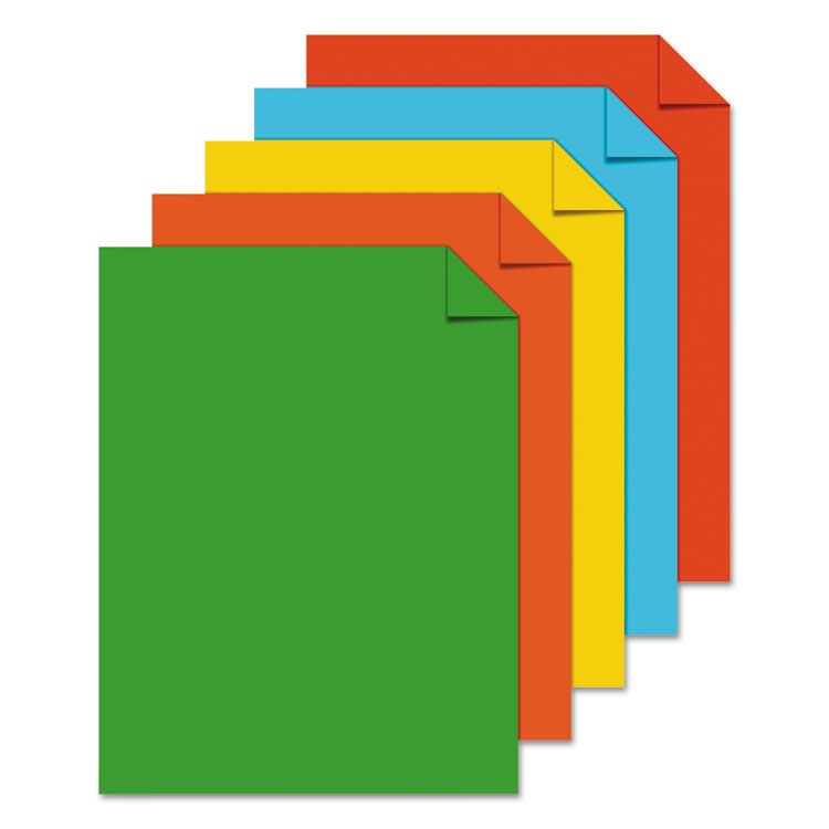 Astrobrights Color Cardstock -"Eco" Assortment, 65 lb Cover Weight, 8.5 x 11, Assorted, 250/Pack (WAU98853)