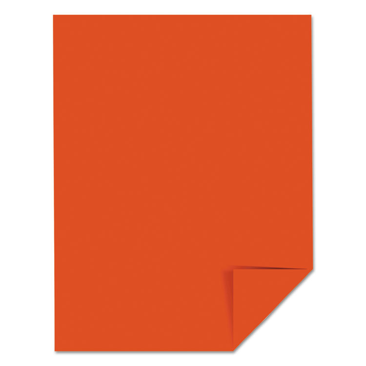 Astrobrights Color Paper, 24 lb Bond Weight, 8.5 x 11, Orbit Orange, 500 Sheets/Ream (WAU22561)