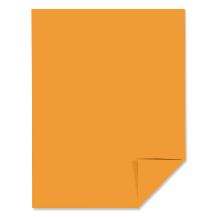 Astrobrights Color Paper, 24 lb Bond Weight, 8.5 x 11, Cosmic Orange, 500/Ream (WAU22651)