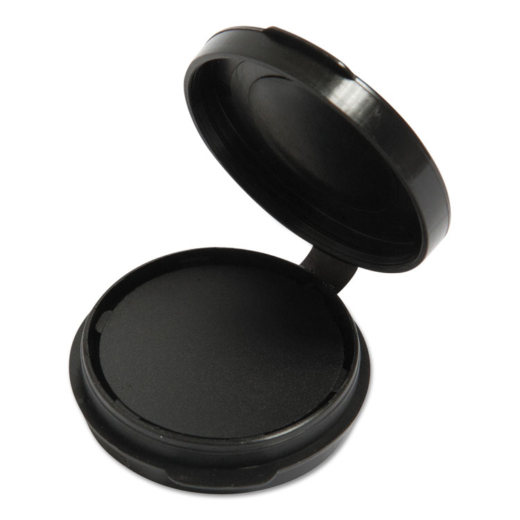 SICURIX Fingerprint Ink Pad, 1.5" Diameter, Black (BAU38010)
