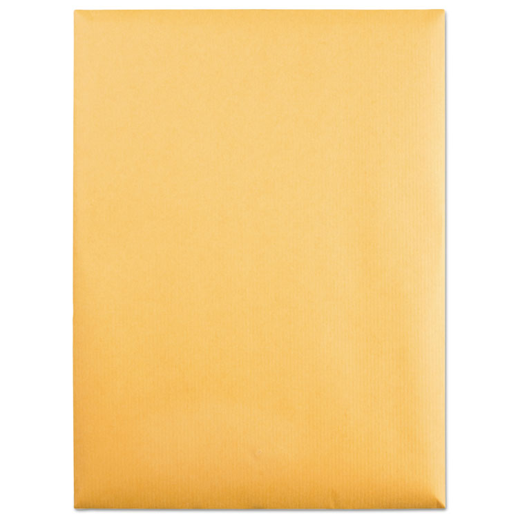 Quality Park Park Ridge Kraft Clasp Envelope, #90, Square Flap, Clasp/Gummed Closure, 9 x 12, Brown Kraft, 100/Box (QUA43090)