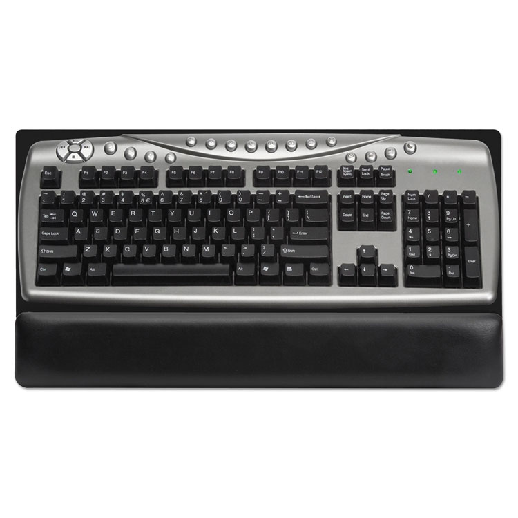 Kelly Computer Supply Soft Backed Keyboard Wrist Rest, 19 x 10, Black (KCS02306)