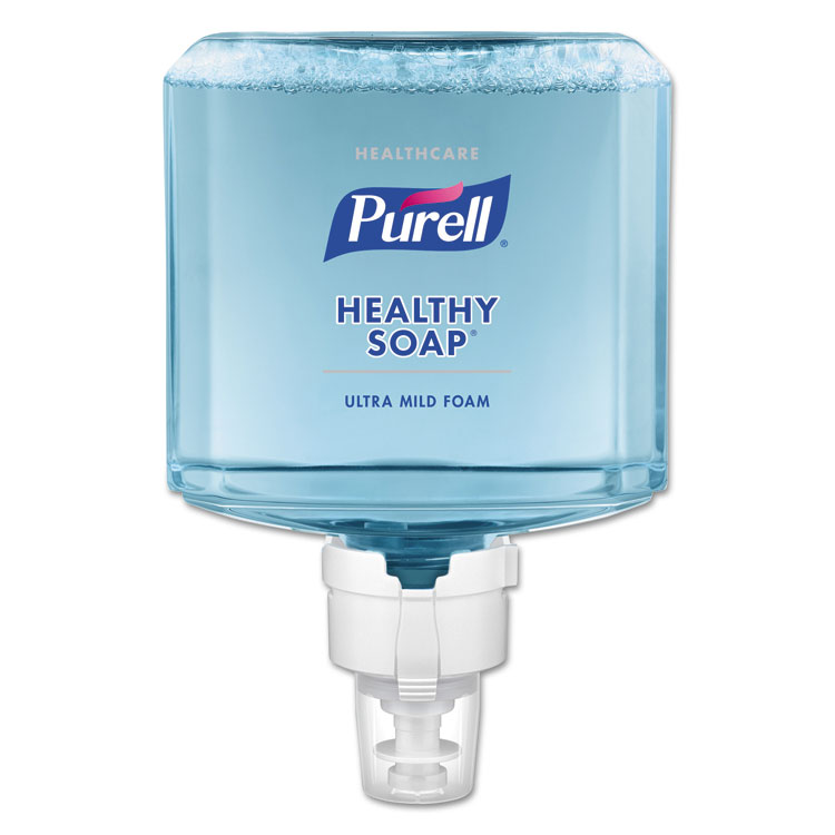 PURELL Healthcare HEALTHY SOAP Ultra Mild Foam Refill For ES8 Dispensers, Clean Scent, 1,200 mL, 2/Carton (GOJ777502)