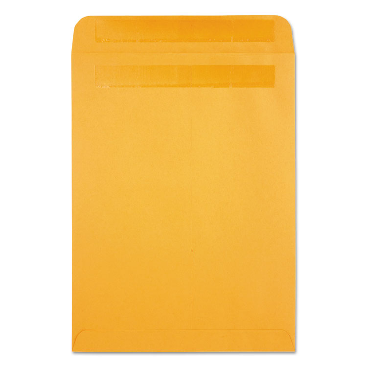 Quality Park Redi-Seal Catalog Envelope, #10 1/2, Cheese Blade Flap, Redi-Seal Adhesive Closure, 9 x 12, Brown Kraft, 250/Box (QUA43562)