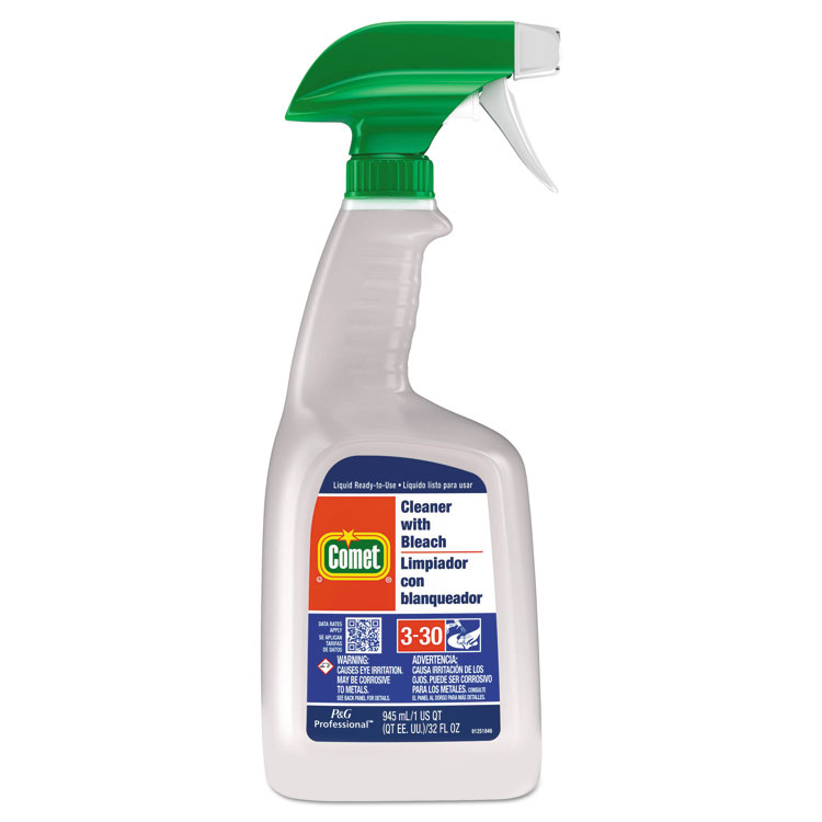 Comet Cleaner with Bleach, 32 oz Spray Bottle, 8/Carton (PGC02287CT)