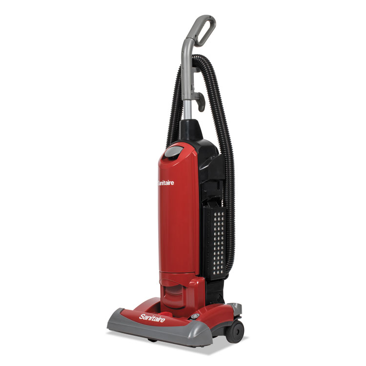 Sanitaire FORCE QuietClean Upright Vacuum SC5815D, 15" Cleaning Path, Red (EURSC5815E)
